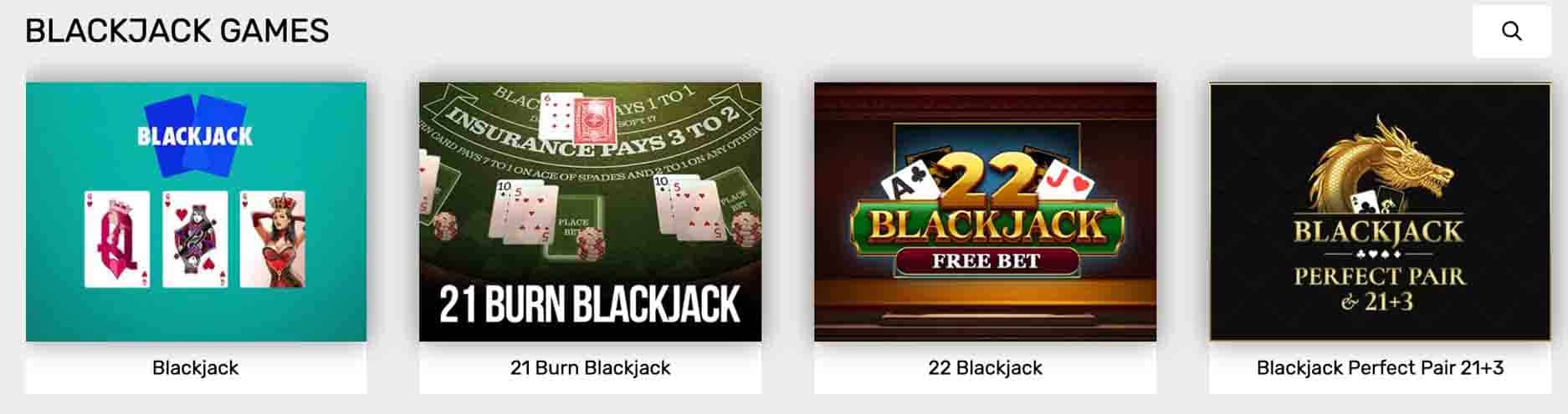 Bovada standard blackjack